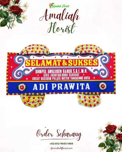 Karangan Bunga Ucapan Selamat di Culamega